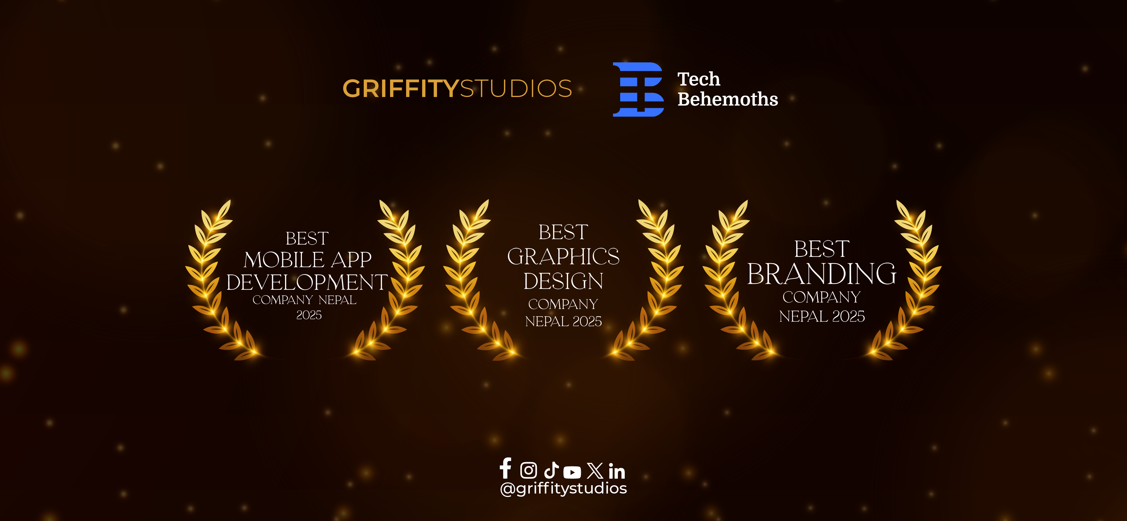 Griffity Studios Recognized as Nepal’s Best in Mobile App Development, Graphics Design & Branding – 2025